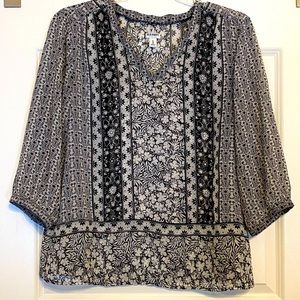 NWOT. Old Navy. SZ. XL. Black and white top